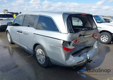 2014 Honda Odyssey Lx from USA, damaged, VIN 5FNRL5H23EB037506